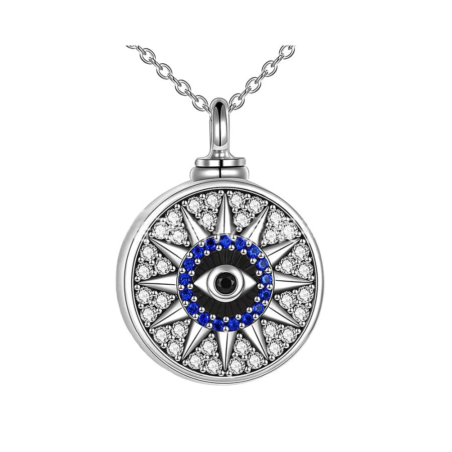 【並行輸入品】MUUYON 14K Gold Name Urn Necklace for Ashes, 10K/14K/18K Gold Biの画像