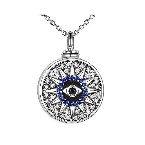 【並行輸入品】MUUYON 14K Gold Name Urn Necklace for Ashes, 10K/14K/18K Gold Biの画像