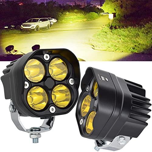 【並行輸入品】JALN7 LED Driving Lights 3 Inch 4X4 Amber Fog Brim Lamp Motorcyc_1