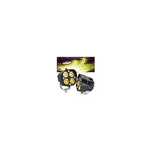 【並行輸入品】JALN7 LED Driving Lights 3 Inch 4X4 Amber Fog Brim Lamp Motorcyc_2