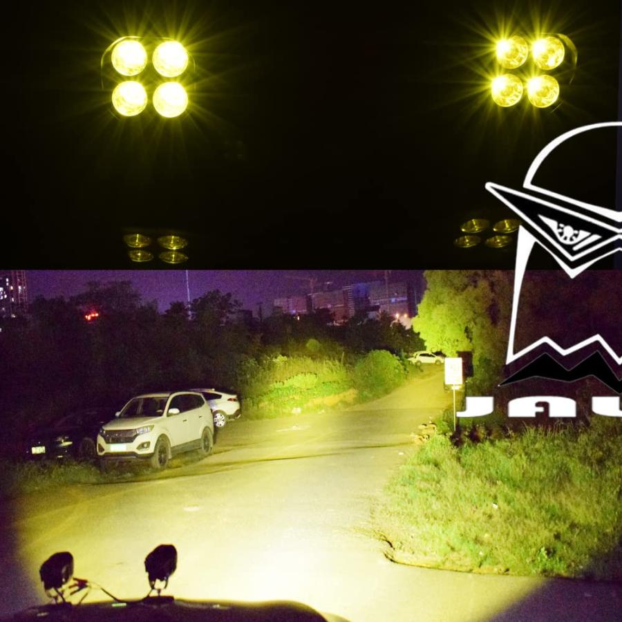 【並行輸入品】JALN7 LED Driving Lights 3 Inch 4X4 Amber Fog Brim Lamp Motorcyc_6