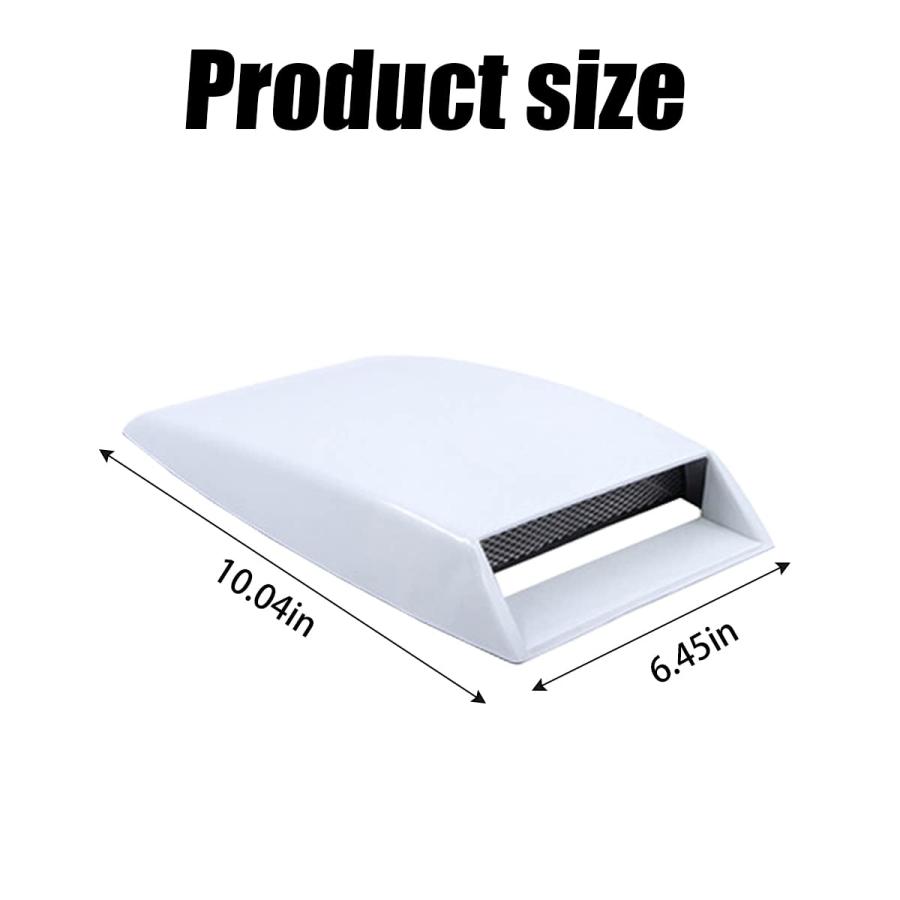 【並行輸入品】AUCELI Car Hood Scoop, Universal Decorative Intake Scoop Bonnetの画像