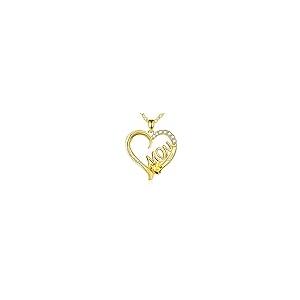 【並行輸入品】MeetMuse Personalized 10K/14K/18K Real Gold Mom Necklace Name Biの画像