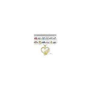 【並行輸入品】MeetMuse Personalized 10K/14K/18K Real Gold Mom Necklace Name Biの画像