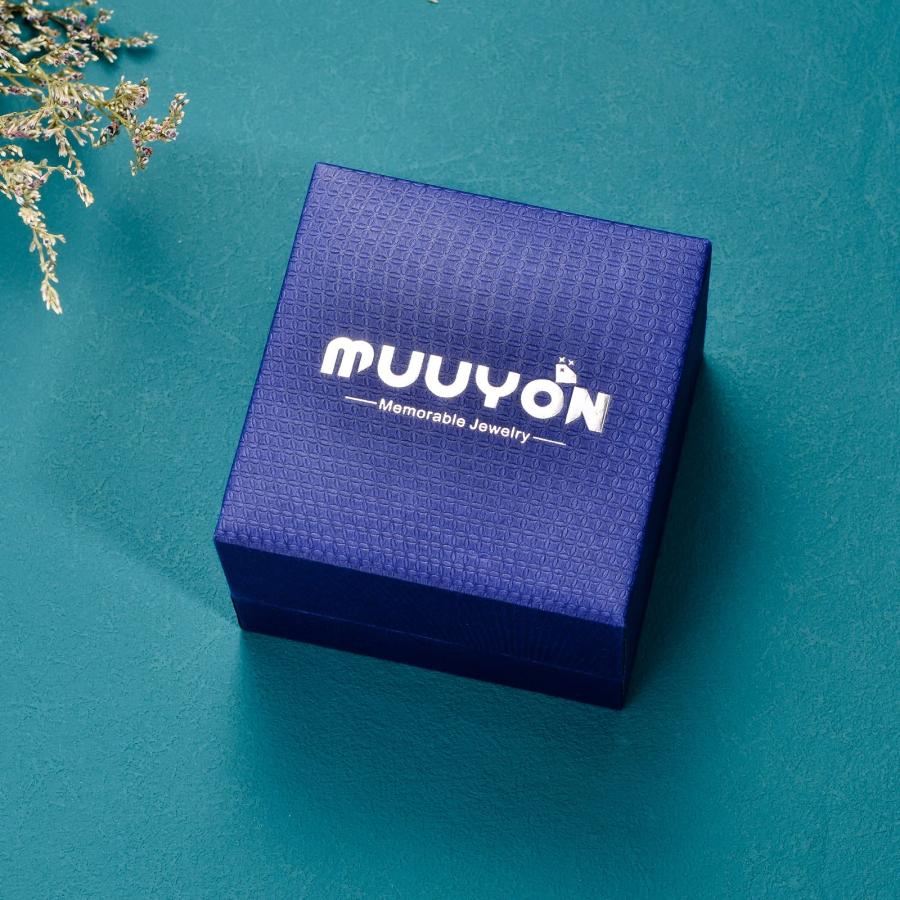 【並行輸入品】MUUYON 14K Gold Birthstone Photo Locket Necklace, Custom Personaの画像