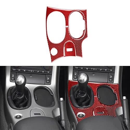 【並行輸入品】PJFUS Auto Inner Center Console Real Red Carbon Fiber Gear Shiftの画像