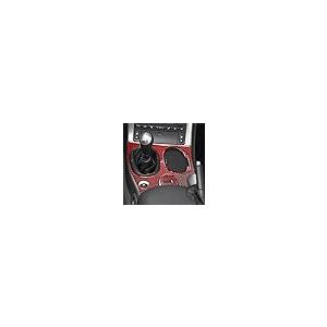 【並行輸入品】PJFUS Auto Inner Center Console Real Red Carbon Fiber Gear Shiftの画像