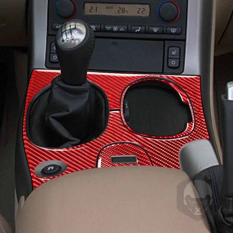 【並行輸入品】PJFUS Auto Inner Center Console Real Red Carbon Fiber Gear Shiftの画像