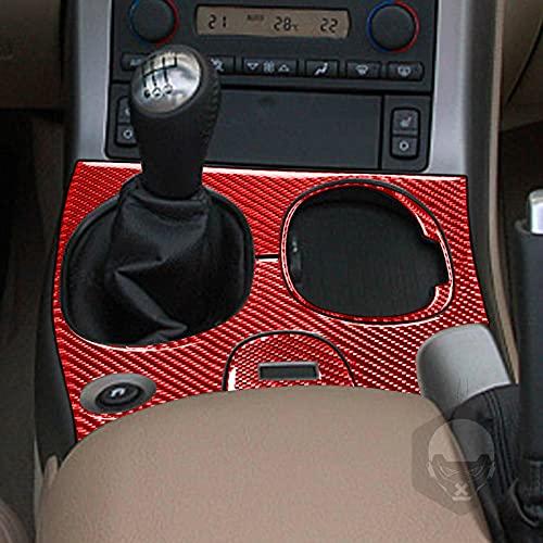 【並行輸入品】PJFUS Auto Inner Center Console Real Red Carbon Fiber Gear Shiftの画像