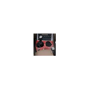【並行輸入品】PJFUS Auto Inner Center Console Real Red Carbon Fiber Gear Shiftの画像