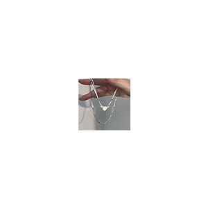 【並行輸入品】Asnewa Niche Design Attractiveness Magnet Love Pendant Necklace，_2