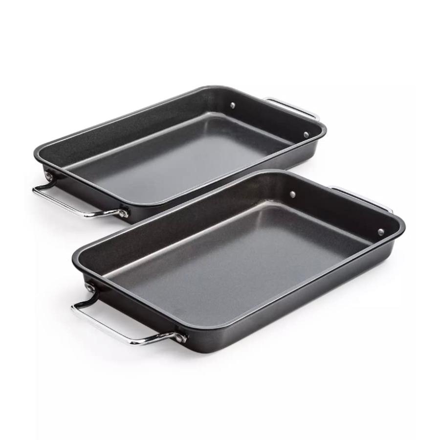 【並行輸入品】ローストパン 小 2個セット Small Roasting Pans, set of 2の画像