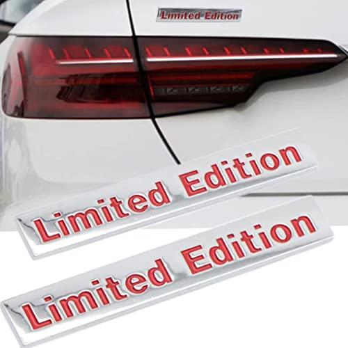 【並行輸入品】YUGEYE 2PCS Chrome Metal Limited Edition Logo Emblem Auto Badgeの画像