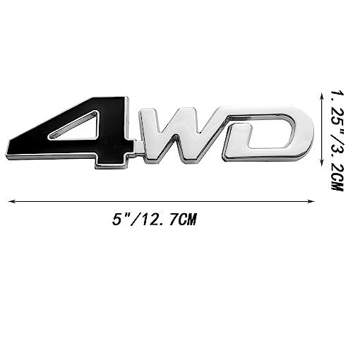 【並行輸入品】OnlyYou.X 4WD Emblem 4WD Badge 4WD Sticker Compatible with Univeの画像