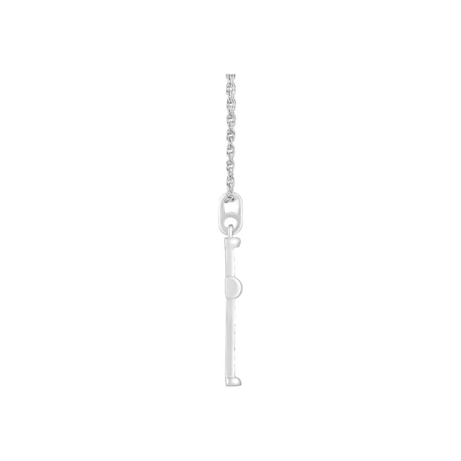 【並行輸入品】ARAIYA FINE JEWELRY 10Kゴールドまたはスターリングシルバー ラウンドダイヤモンドクロスペンダント スターリンの画像