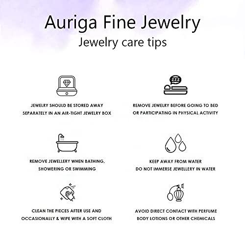 【並行輸入品】Auriga Fine Jewelry Sterling Silver Gold plated Cutout Letter D