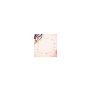 【並行輸入品】EVER FAITH 925 Sterling Silver Simple Alphabet Golden K Chain Mi_8