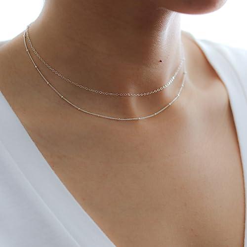 【並行輸入品】レイヤードネックレス レディース トレンディ 14K ゴールド レイヤードネックレス レディース 重ね着ネックレス トレンディ ゴ