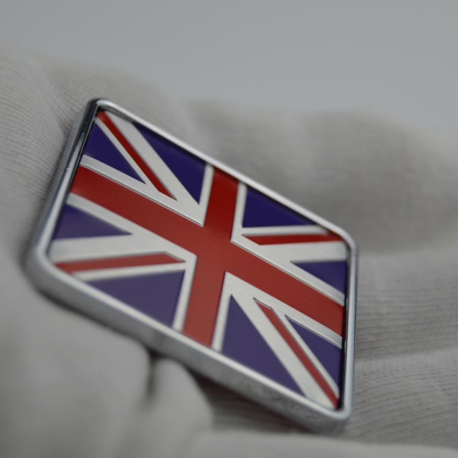 【並行輸入品】2X Union Jack UK Square Decal Metal Emblem Badge for Exterior \u0026の画像