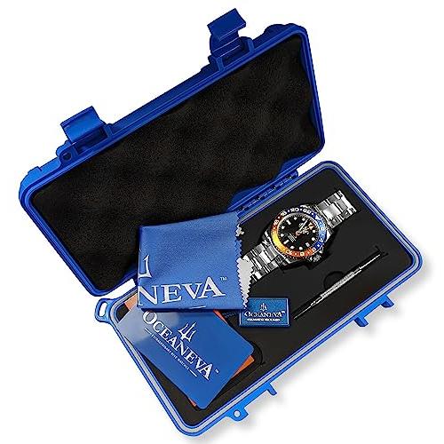 【並行輸入品】Oceaneva〓 Men's GMT Automatic Deep Marine Explorer 1250M Pro Divの画像