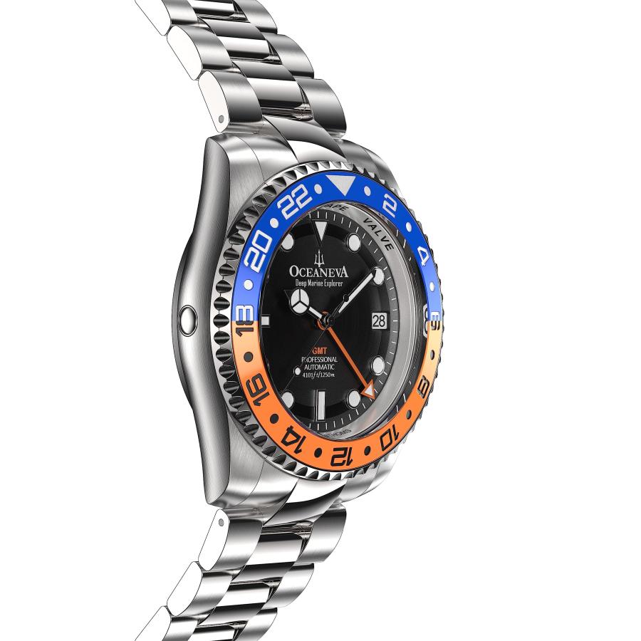 【並行輸入品】Oceaneva〓 Men's GMT Automatic Deep Marine Explorer 1250M Pro Divの画像