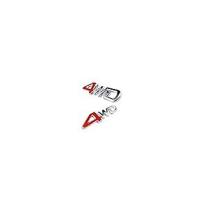 【並行輸入品】1x Metal 4WD Emblem Letter Fender Trunk Badge Sticker 3D Decal Nの画像