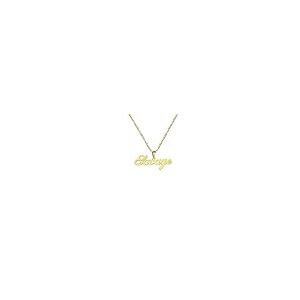 【並行輸入品】MUUYON 10K/14K/18K Gold Name Necklace Personalized 1MM  5MM Boxの画像