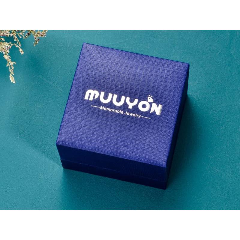 【並行輸入品】MUUYON 10K/14K/18K Gold Name Necklace Personalized 1MM  5MM Boxの画像