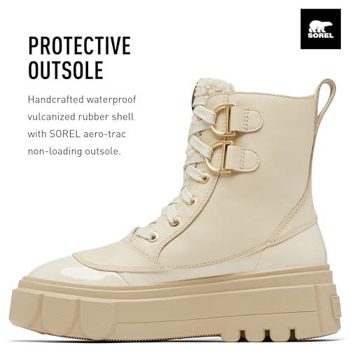 【並行輸入品】Sorel Women's Caribou X Boot Lace Waterproof Cozy Boots   Bleachの画像