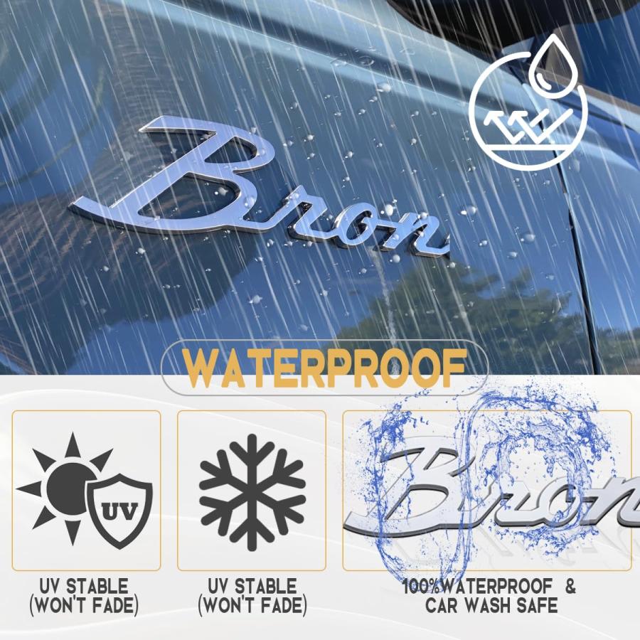 【並行輸入品】Fender Side Emblems Decals Letter Compatible for Bron c 2021 202_3