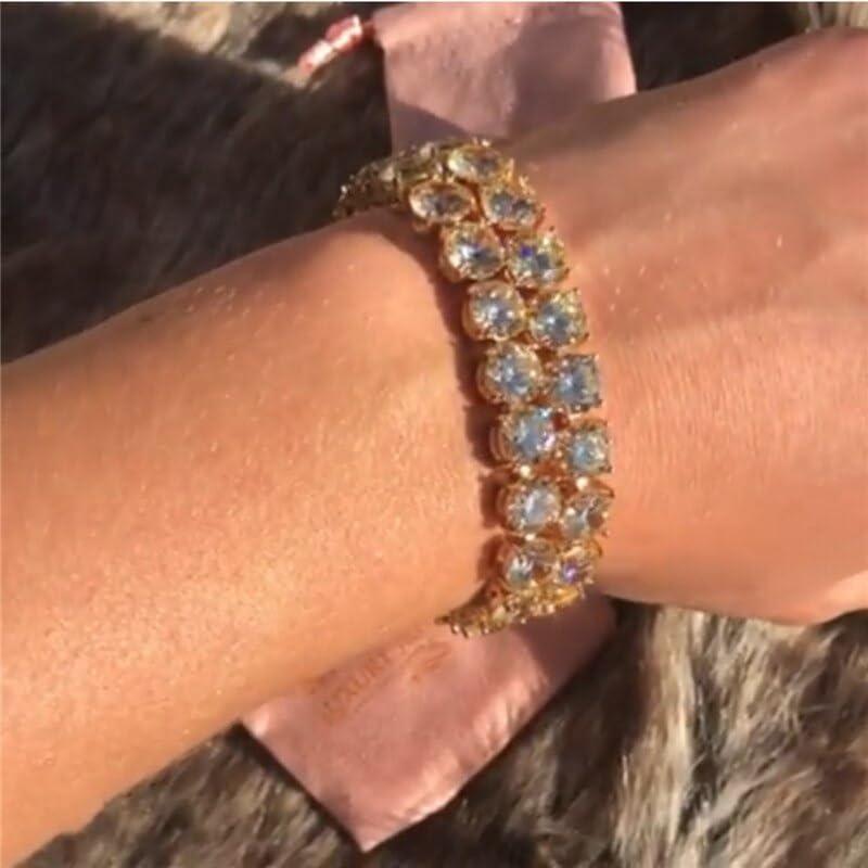 【並行輸入品】6 Style Trendy Lab Diamond cz Bracelet White Gold Filled Party Wの画像