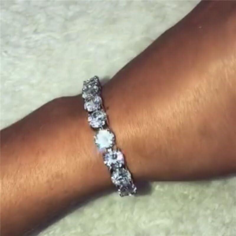 【並行輸入品】6 Style Trendy Lab Diamond cz Bracelet White Gold Filled Party Wの画像
