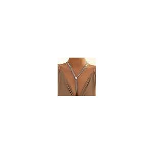 【並行輸入品】Sixexey ロングタッセルネックレス シルバー Yネックレスチェーン 幾何学的な球体ネックレスアクセサリー 女性用 Sixexの画像