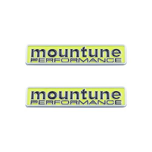 【並行輸入品】2X Mountune Performance Car Emblem 3D Car Decoration Metal Badgeの画像