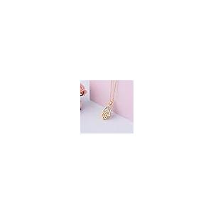 【並行輸入品】JSGEMSLEE 14Kゴールドメッキ ハムサネックレス 邪眼 ハムサ ファティマの手 ペンダントネックレス レディース ガール_5