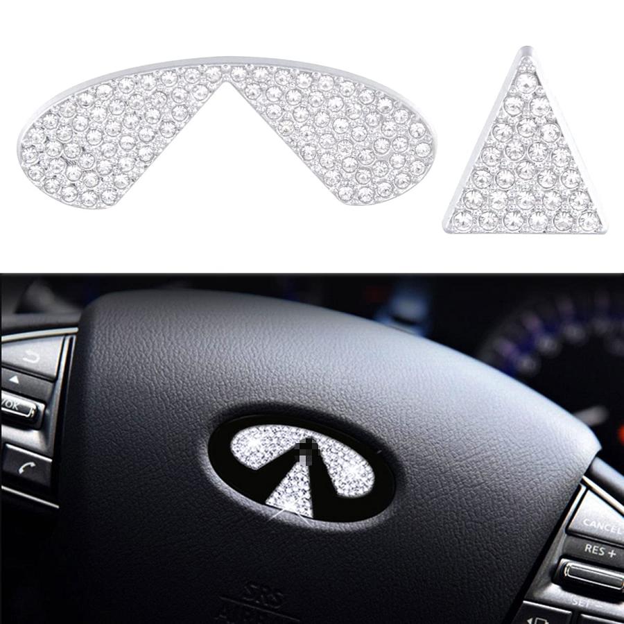 並行輸入品】1Pcs Fit for Infiniti Bling Car Accessories Women