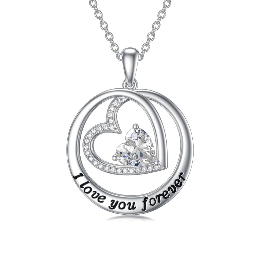 【並行輸入品】MeetMuse 10K/14K/18K Solid Gold Necklace Personalized Heart Birtの画像