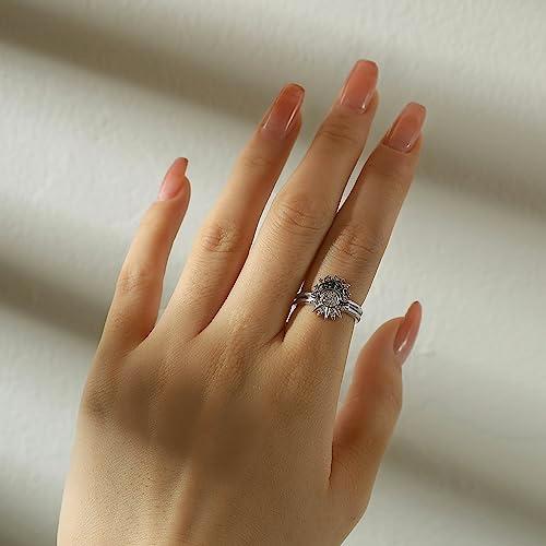 並行輸入品】UNE DOUCE 天体太陽と月のリングセット 輝く太陽のリング