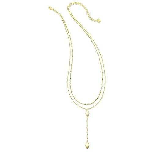 【並行輸入品】Kendra Scott Genevieve マルチストランド Yネックレス ゴールド ワンサイズ， One Size Kendr