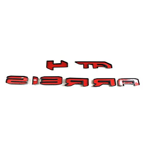 【並行輸入品】6個キット Sierra AT4 HD オーバーレイ エンブレム ドア リアバッジ 2019 2022 Sierra 1500 2_4