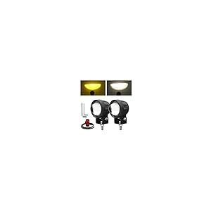 【並行輸入品】Ygmylandbb バイク用フォグランプ ヘッドライト 集光バイクサブライト 補助灯 led スポットライト 「カットライン入るの画像