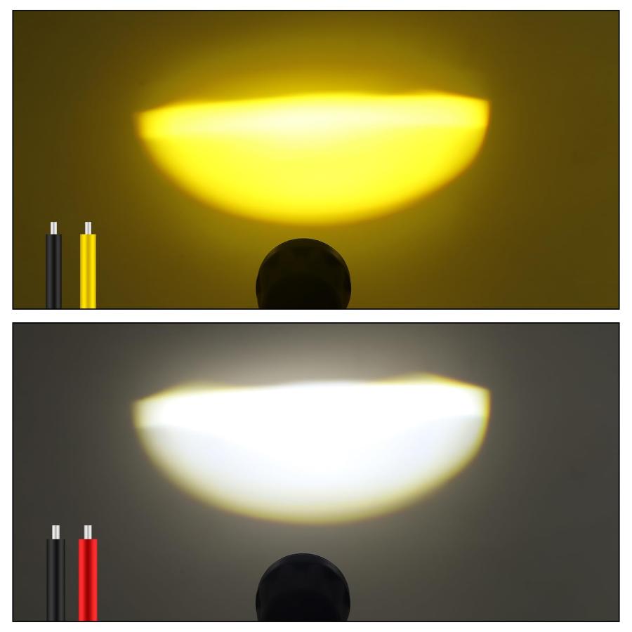 【並行輸入品】Ygmylandbb バイク用フォグランプ ヘッドライト 集光バイクサブライト 補助灯 led スポットライト 「カットライン入るの画像