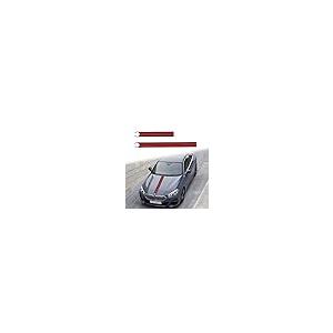 【並行輸入品】ramuel Compatible with Carbon Fiber Car Hood Trunk Lid Stripes Sの画像