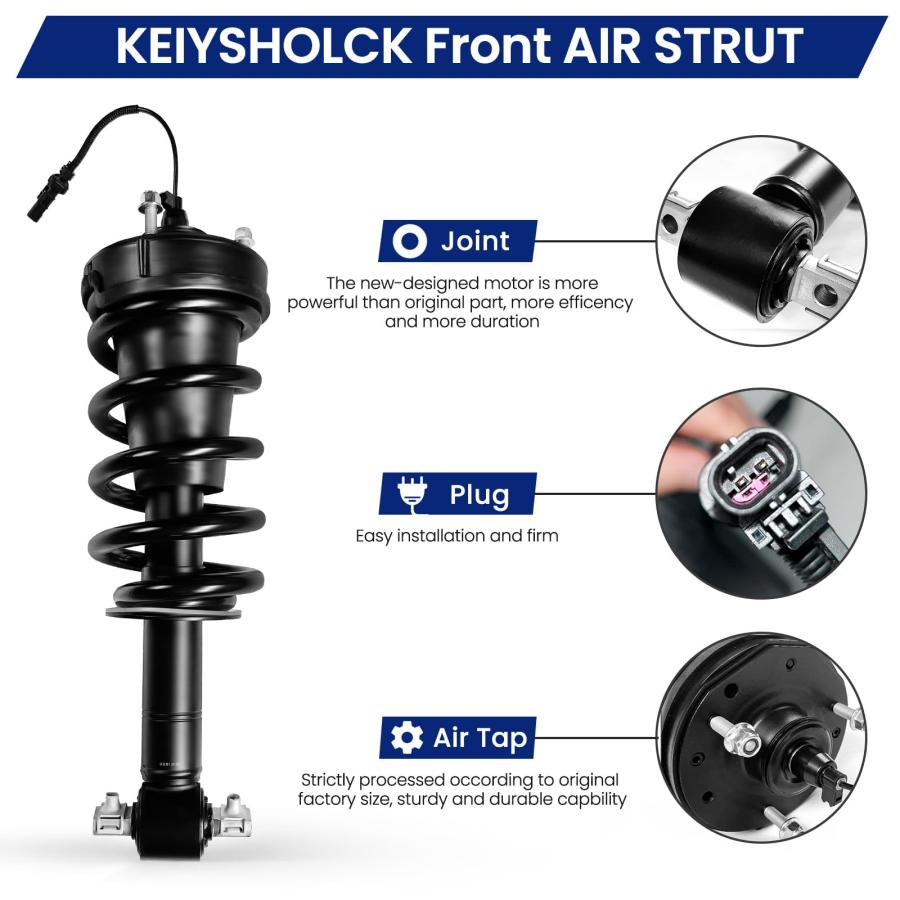 【並行輸入品】KEIYSHOLCK フロントエアストラットサスペンション交換用 2015 2020 キャデラックエスカレード/シボレータホ/GM_9