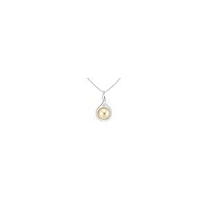 【並行輸入品】Angara Golden South Sea Cultured Pearl Pendant Necklace for Womeの画像