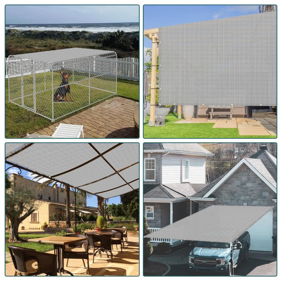 【並行輸入品】ECOOPTS 10'x28' Sun Shade Sail Straight Edge Sun Shade Canopy wiの画像