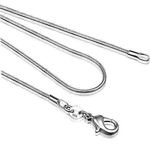 【並行輸入品】LIFKOME Trendy Necklace Chain 925 Necklace Chain Necklace Flexib_4