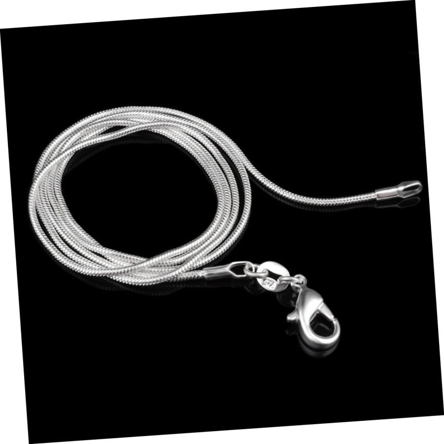 【並行輸入品】LIFKOME Trendy Necklace Chain 925 Necklace Chain Necklace Flexib_6