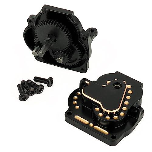【並行輸入品】ZXYRC TRX4M 真鍮ブラックコーティング ギアボックスアセンブリトランスミッション 内部スチールギア付き 1/18 RCクの画像