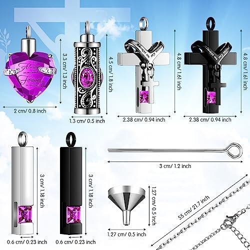 【並行輸入品】骨壺ネックレス 12個 遺灰 火葬用 クロス ハート キュービック ジュエリー ステンレススチール メモリアルロケット 男女兼用
